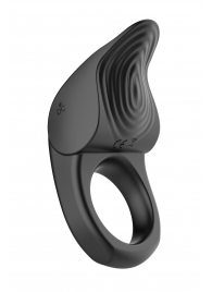 Черное эрекционное виброкольцо Vibro Lust Ring - MALESATION - в Находке купить с доставкой