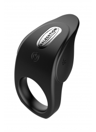 Черное эрекционное виброкольцо Vibro Lust Ring - MALESATION - в Находке купить с доставкой