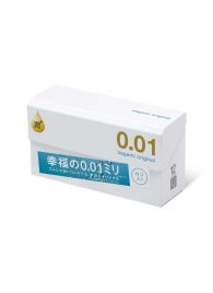 Увлажнённые презервативы Sagami Original 0.01 Extra Lub - 12 шт. - Sagami - купить с доставкой в Находке