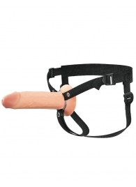 Полый страпон на ремнях 8’’ Hollow Silicone Strap-on - Pipedream - купить с доставкой в Находке