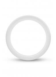 Белое люминесцентное эрекционное кольцо Silicone Glo Cock Ring - Blush Novelties - в Находке купить с доставкой