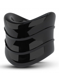 Черное эрекционное кольцо на мошонку Beef Ball Stretcher Snug X Long - Blush Novelties - в Находке купить с доставкой