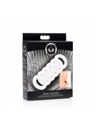 Комплект из 6 прозрачных эрекционных колец Ring Master Custom Ball Stretcher Kit - XR Brands - в Находке купить с доставкой