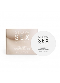 Массажная свеча для всего тела Slow Sex - 50 гр. - Bijoux Indiscrets - купить с доставкой в Находке