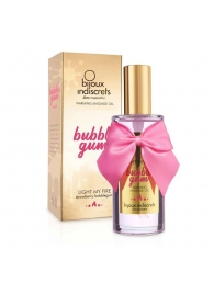 Разогревающее массажное масло Light My Fire Bubble Gum с ароматом бабл-гам - 100 мл. - Bijoux Indiscrets - купить с доставкой в Находке