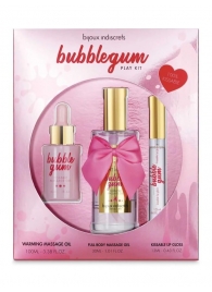 Набор средств для массажа и ласк Bubblegum Play Kit - Bijoux Indiscrets - купить с доставкой в Находке