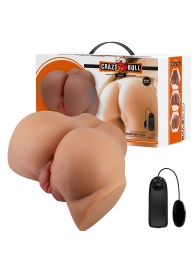 Карамельный мастурбатор-полуторс Emilia с вибрацией - Baile - в Находке купить с доставкой