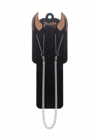 Зажимы на соски «Вилки» на цепочке - Pecado - купить с доставкой в Находке