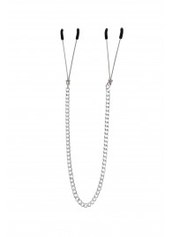 Зажимы на соски «Вилки» на цепочке - Pecado - купить с доставкой в Находке