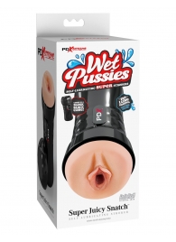 Мастурбатор-вагина в колбе Super Juicy Snatch - Pipedream - в Находке купить с доставкой