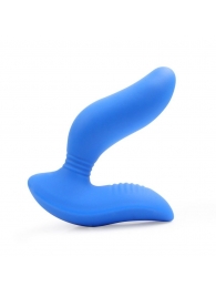 Синий вибромассажер простаты 3,5’’ Curve P-spot Massager - 12 см. - Erokay - в Находке купить с доставкой
