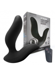 Черный вибромассажер простаты 3,5’’ Remote Control Curve P-spot Massager - 12 см. - Erokay - в Находке купить с доставкой