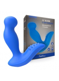 Синий вибромассажер простаты 3,5’’ P-spot Massager - 12,5 см. - Erokay - в Находке купить с доставкой