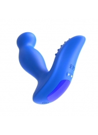 Синий вибромассажер простаты 3,5’’ P-spot Massager - 12,5 см. - Erokay - в Находке купить с доставкой