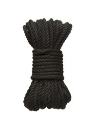 Черная верёвка для связывания и фиксации Bind Tie - 9,14 м. - Doc Johnson - купить с доставкой в Находке