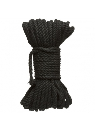 Черная верёвка для связывания и фиксации Bind Tie - 15,24 м. - Doc Johnson - купить с доставкой в Находке
