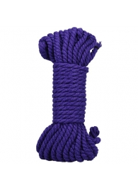 Фиолетовая верёвка для связывания и фиксации Bind Tie - 9,14 м. - Doc Johnson - купить с доставкой в Находке