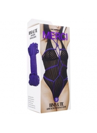 Фиолетовая верёвка для связывания и фиксации Bind Tie - 15,24 м. - Doc Johnson - купить с доставкой в Находке