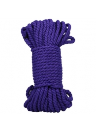 Фиолетовая верёвка для связывания и фиксации Bind Tie - 15,24 м. - Doc Johnson - купить с доставкой в Находке