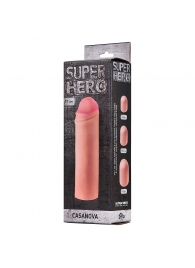 Фаллоудлинитель SUPER HERO Casanova - 18 см. - Lola Games - в Находке купить с доставкой