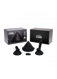 Конусный вибромассажер Cowgirl Cone с 2 насадками - CowGirl - купить с доставкой в Находке