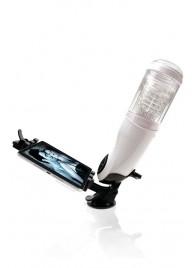 Перезаряжаемый мастурбатор-вагина с держателем для мобильных устройств Extreme Toyz Me - Pipedream - в Находке купить с доставкой