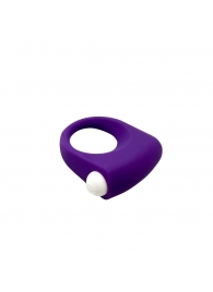 Фиолетовое эрекционное кольцо Puggle Vibrating Ring with Bullet - Adrien Lastic - в Находке купить с доставкой