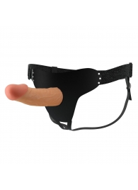 Телесный полый мужской страпон Stark - 17,5 см. - Baile - купить с доставкой в Находке