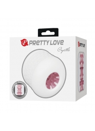 Белый сквозной мастурбатор Crystle - Baile - в Находке купить с доставкой