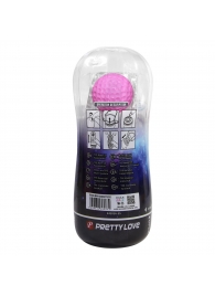 Прозрачный мастурбатор с подвижным шариком - Baile - в Находке купить с доставкой