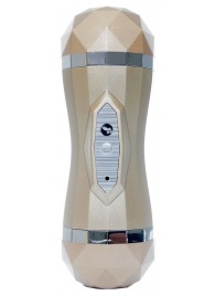 Двусторонний мастурбатор с вибрацией Double Delight - вагина и ротик - Boys of Toys - в Находке купить с доставкой