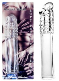 Прозрачная насадка-удлинитель Perfect Sleeve - 19 см. - Boys of Toys - в Находке купить с доставкой