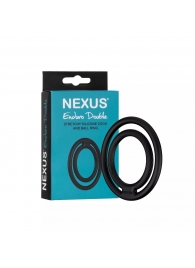 Черное двойное эрекционное кольцо Nexus Enduro Double - Nexus Range - в Находке купить с доставкой