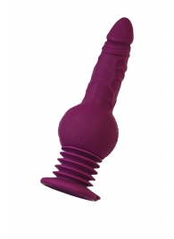 Фиолетовая мини-машина для секса Striker с пультом ДУ - 23,5 см. - ToyFa - купить с доставкой в Находке