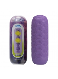 Фиолетовый мастурбатор Venus-X Twin balls - Baile - в Находке купить с доставкой