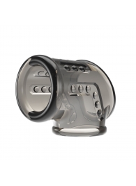 Дымчатая насадка на пенис и мошонку - Baile - в Находке купить с доставкой