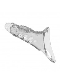 Прозрачная насадка на пенис - 22 см. - Baile - в Находке купить с доставкой