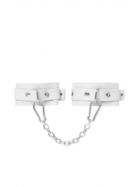Белые мини-оковы со скруглёнными углами - Pecado - купить с доставкой в Находке