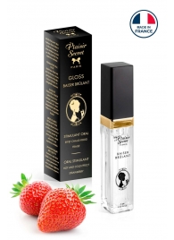 Стимулирующий блеск для губ со вкусом клубники - 7 мл. - Plaisir Secret - купить с доставкой в Находке