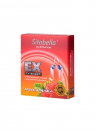 Стимулирующая насадка Sitabella Extender  Клубника - Sitabella - купить с доставкой в Находке