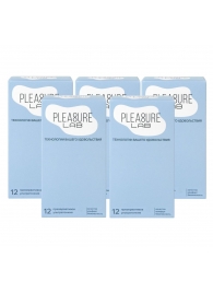 Набор из 5 упаковок ультратонких презервативов Pleasure Lab (по 12 шт.) - Pleasure Lab - купить с доставкой в Находке