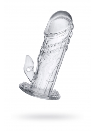 Прозрачная насадка на пенис Uco - 13 см. - A-toys - в Находке купить с доставкой
