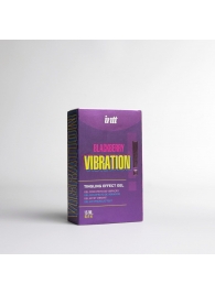 Стимулирующий гель с эффектом вибрации Blackberry Vibration - 15 мл. - INTT - купить с доставкой в Находке
