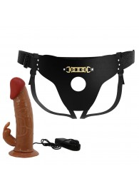 Мужской полый страпон с вибрацией Marion - Baile - купить с доставкой в Находке