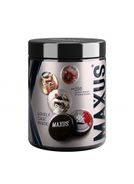 Черные утолщенные презервативы MAXUS Extra Strong с железным кейсом - 15 шт. - Maxus - купить с доставкой в Находке
