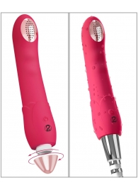 Малиновая насадка на душ с вибрацией Showers to orgasm - 20,1 см. - Orion - купить с доставкой в Находке