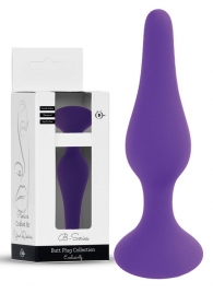 Фиолетовая анальная втулка Silcone Purple Plug Extra Large - 15,5 см. - Boys of Toys