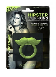 Люминесцентное эрекционное виброкольцо Hipster - Clara Morgane - в Находке купить с доставкой