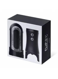 Набор Tenga Flip Zero Electronic Vibrotation: мастурбатор с вибрацией и устройство вращения - Tenga - в Находке купить с доставкой