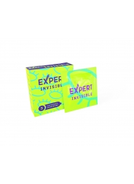 Ультратонкие презервативы Expert Invisible - 3 шт. - Expert - купить с доставкой в Находке